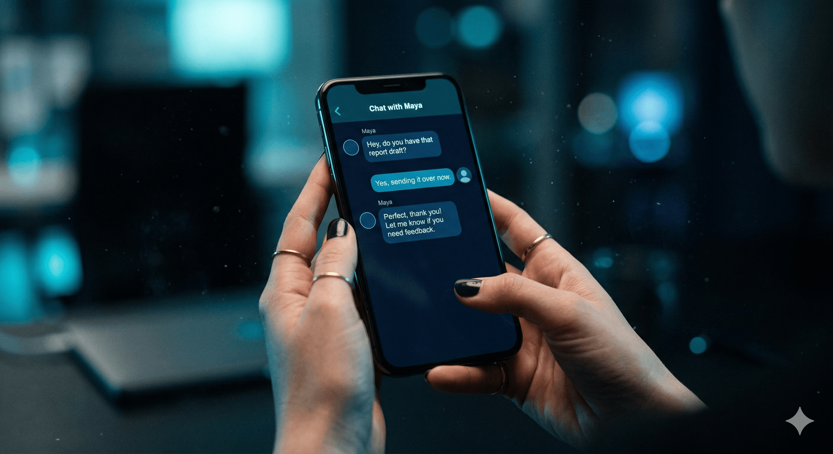 Agente de chat en acción